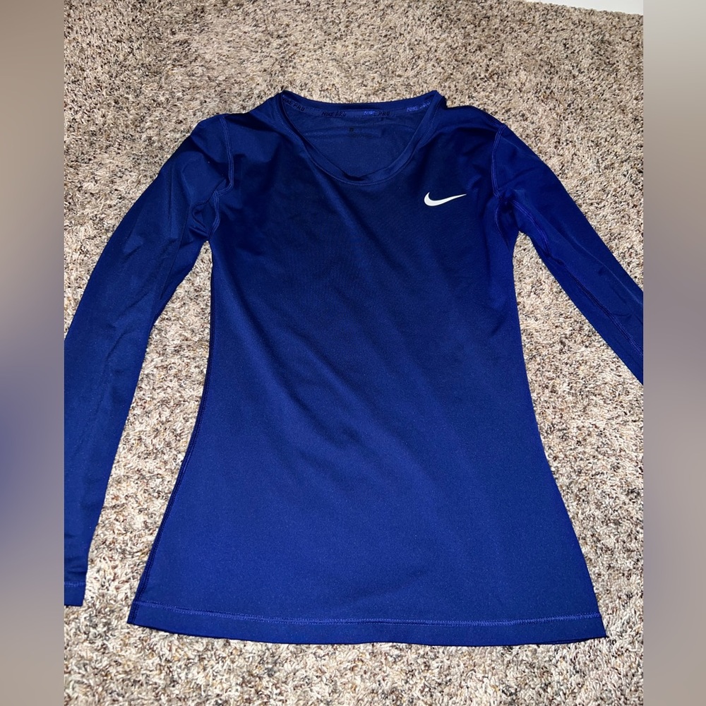 Royal blue Nike dri fit top